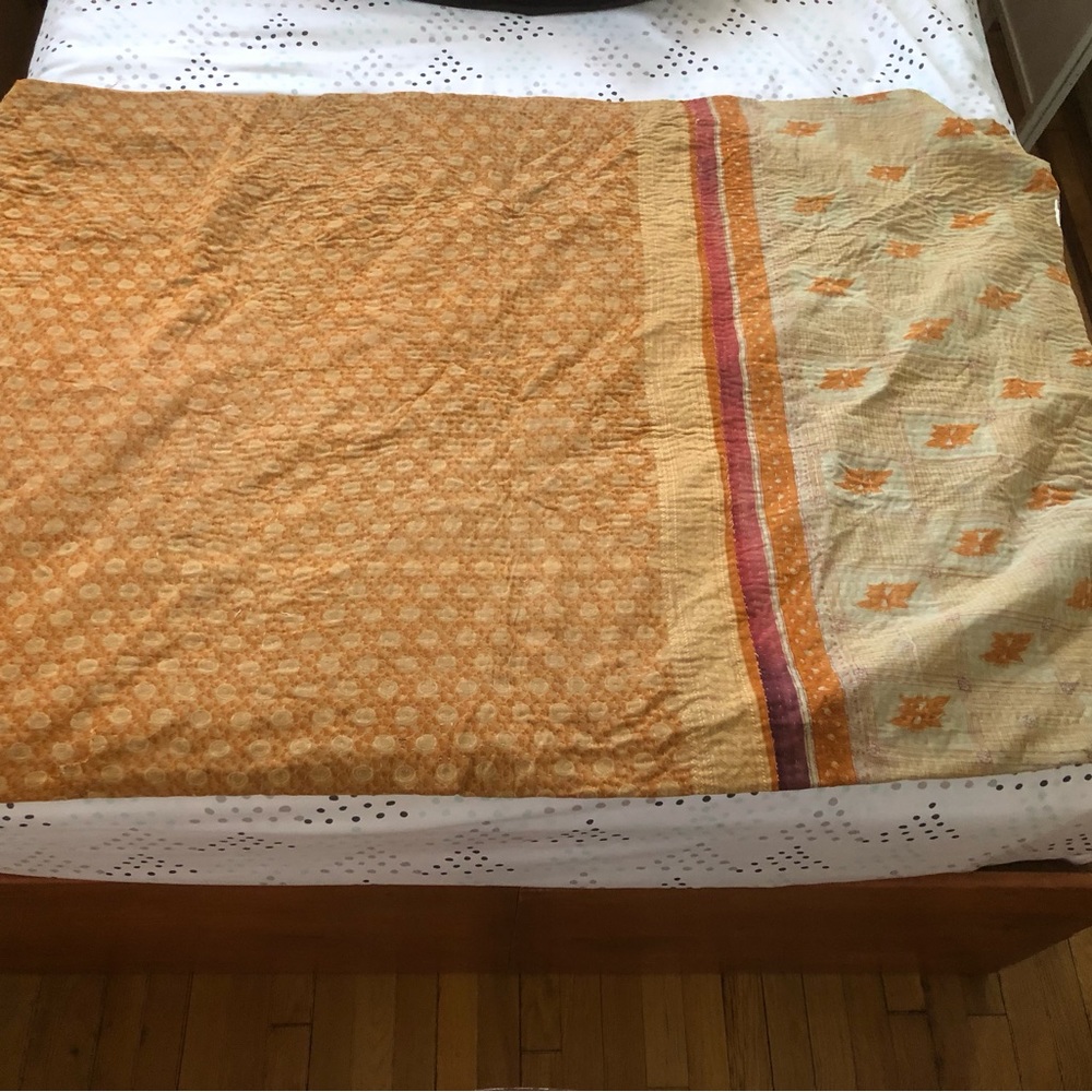 This is a throw : pure cotton from India